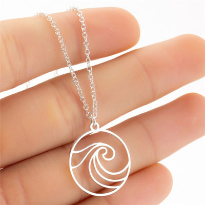 Ocean Wave Choker Necklace