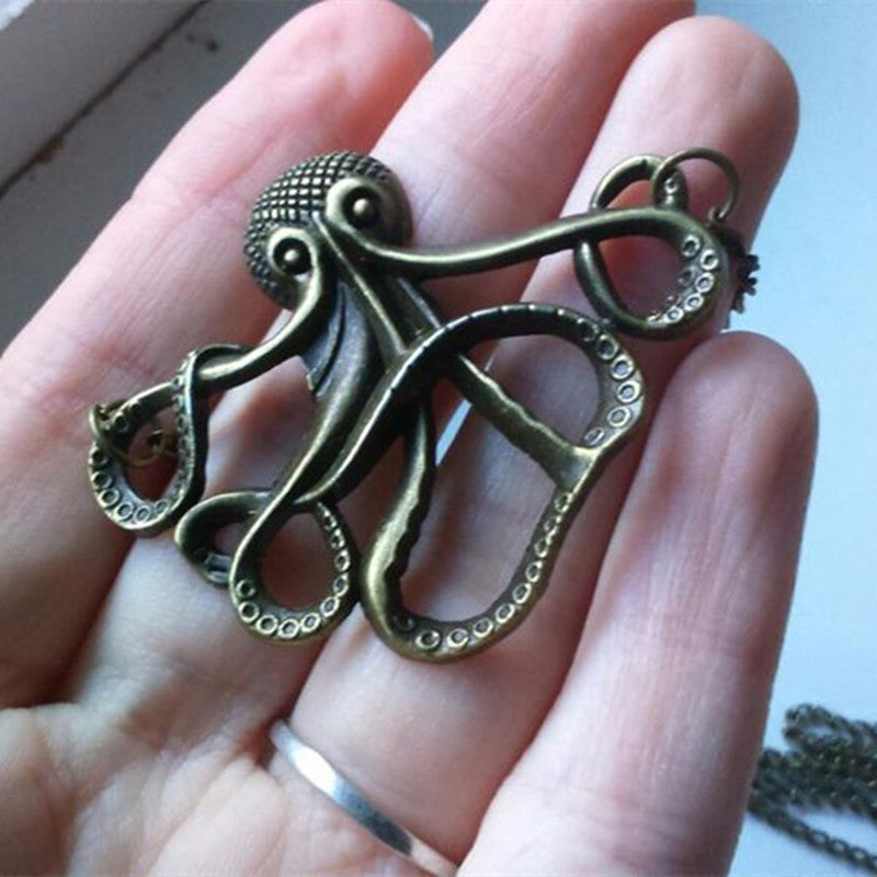 Ocean Life Octopus Necklace - The Ocean Devotion