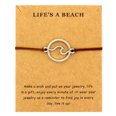Life's a Beach Ocean Life String Bracelet - The Ocean Devotion