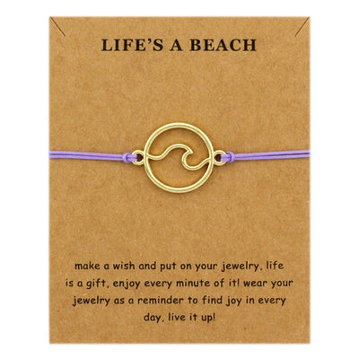 Life's a Beach Ocean Life String Bracelet - The Ocean Devotion